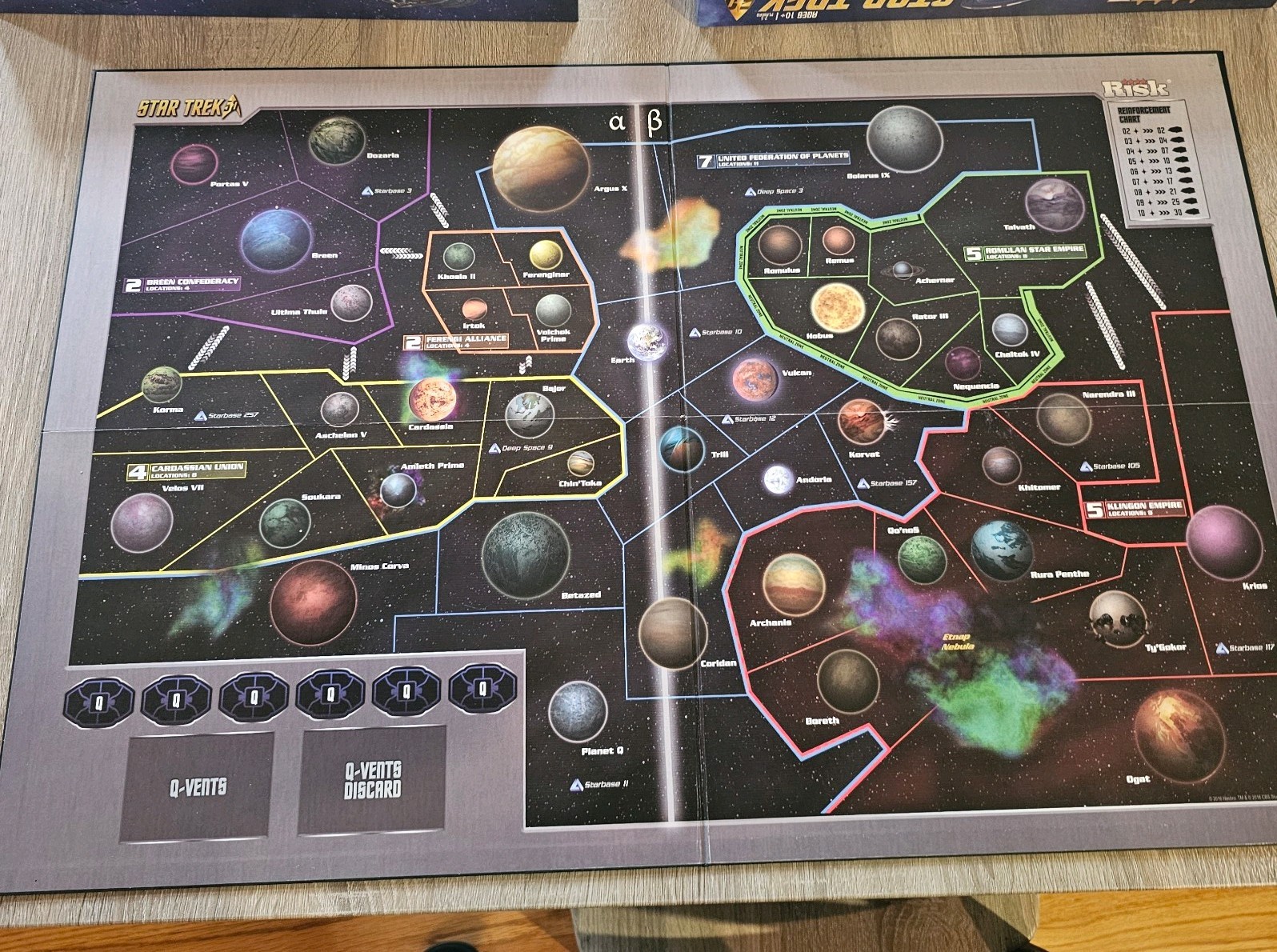 Star Trek 50th Anniversary Edition Risk Board Game New