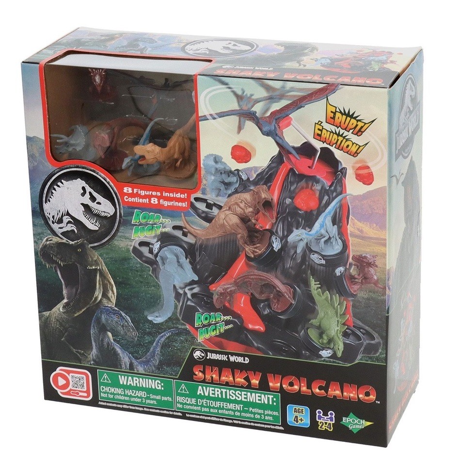Jurassic World Shaky Volcano, Tabletop Skill and Action Game for up to 4 Players