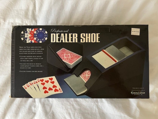 Excalibur Professional 4 Deck Dealer Shoe #429W-B NEW