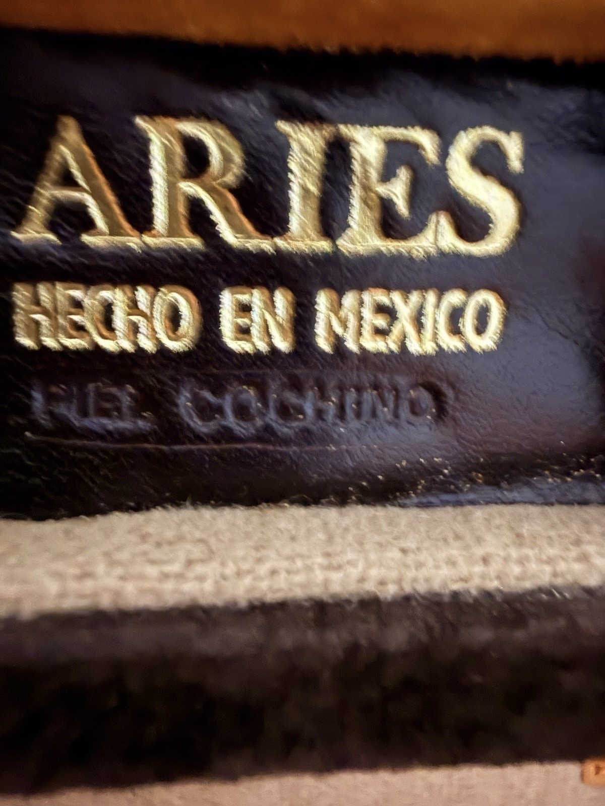 Vintage Aries Mexico Pigskin leather Backgammon Set Case Complete checkers W/Key