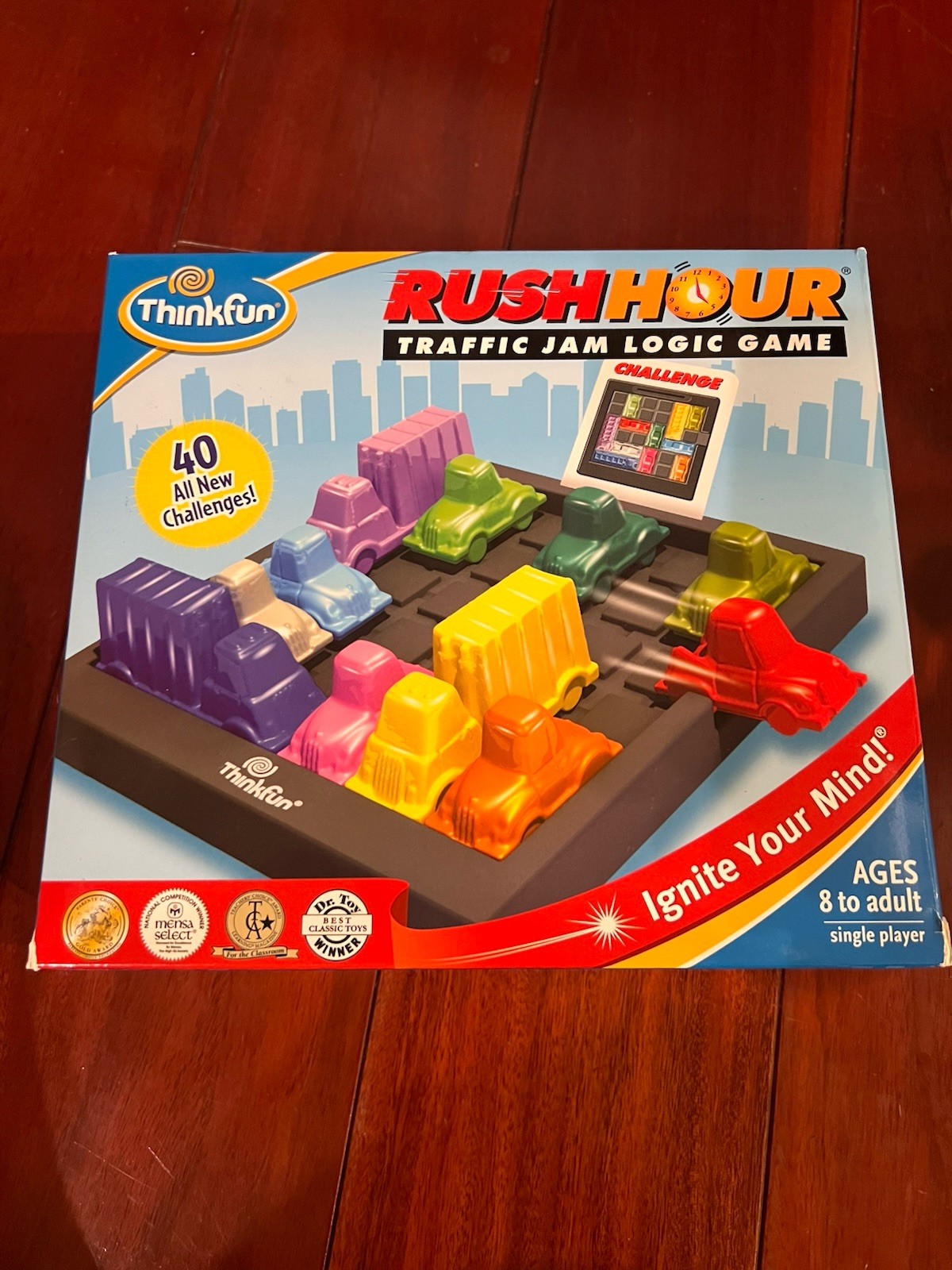 Thinkfun Rush Hour Traffic Jam Logic Game – Engaging STEM Toy for Kids Age 8 and