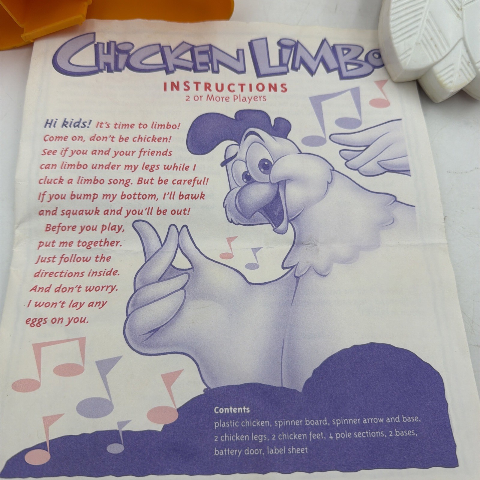 1994 Chicken Limbo Electronic Party Game Milton Bradley Complete WORKS SEE VIDEO