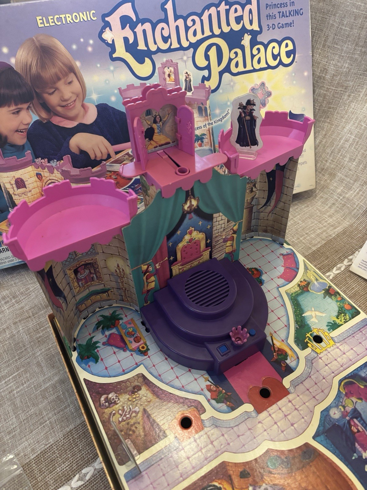Milton Bradley Electronic Enchanted Palace Fantasy Board Game Complete, Ages 6+