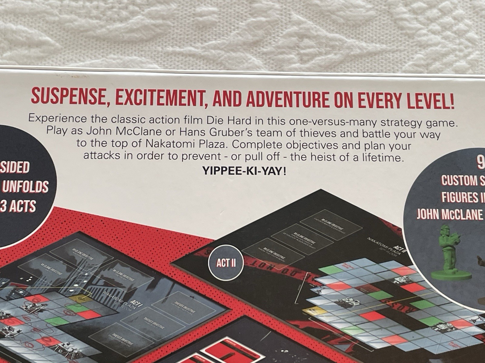 Die Hard Nakatomi Heist Strategy Board Game 2019 New Open Box