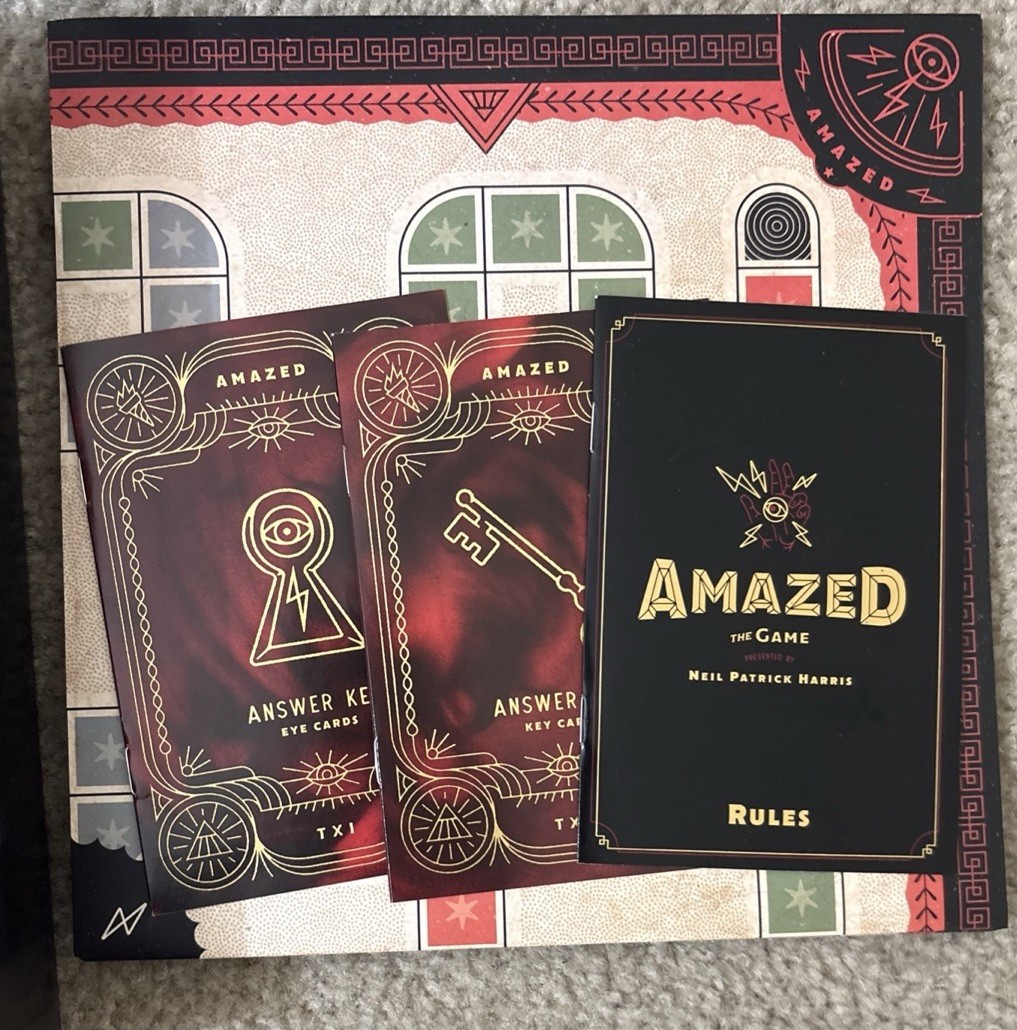 Amazed the Game COMPLETE Theory11 2018 Neil Patrick Harris Puzzles Challenges
