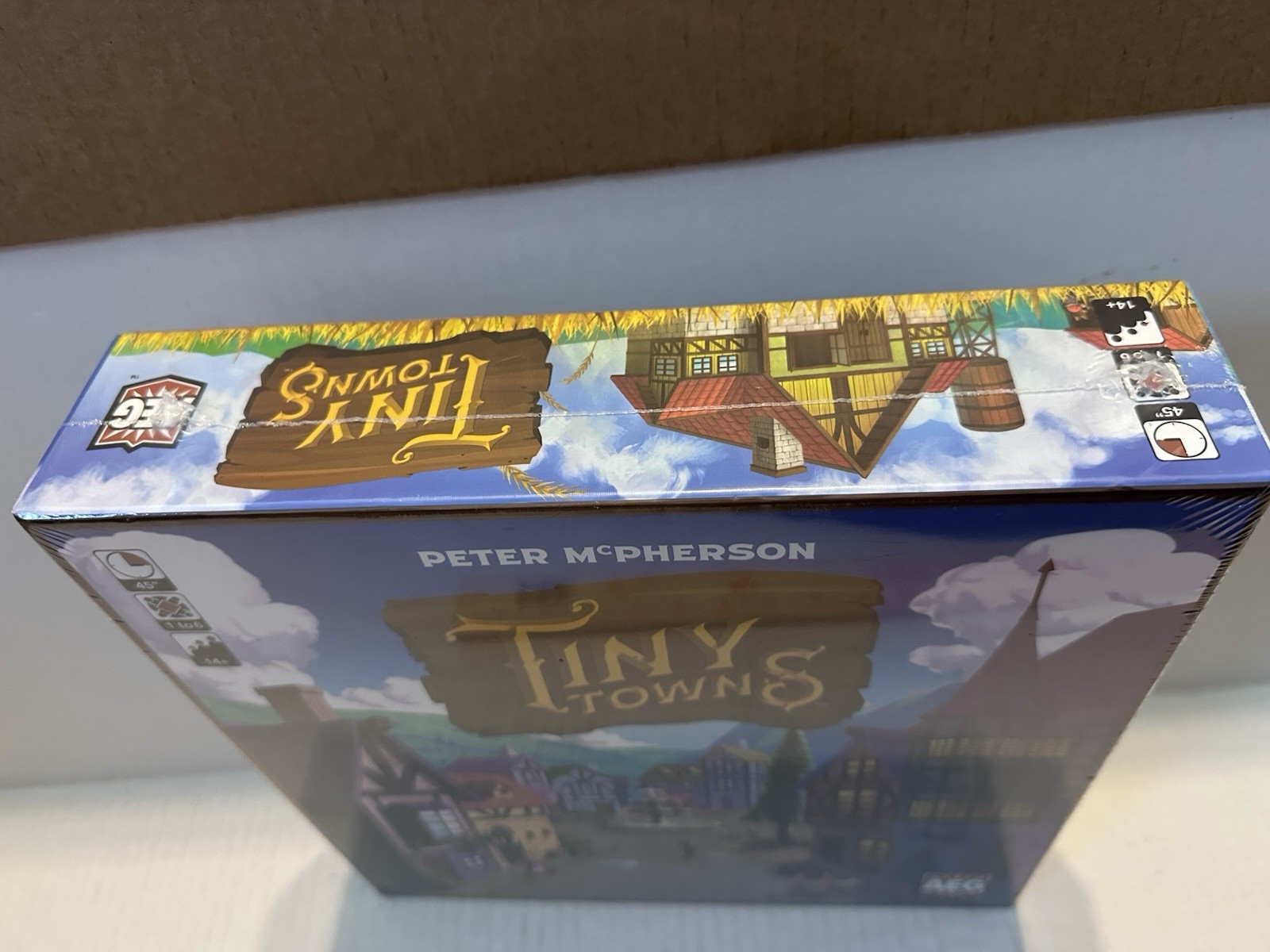 Tiny Towns Board Game NEW Sealed in shrink wrap by AEG Peter Mcpherson ages 14+