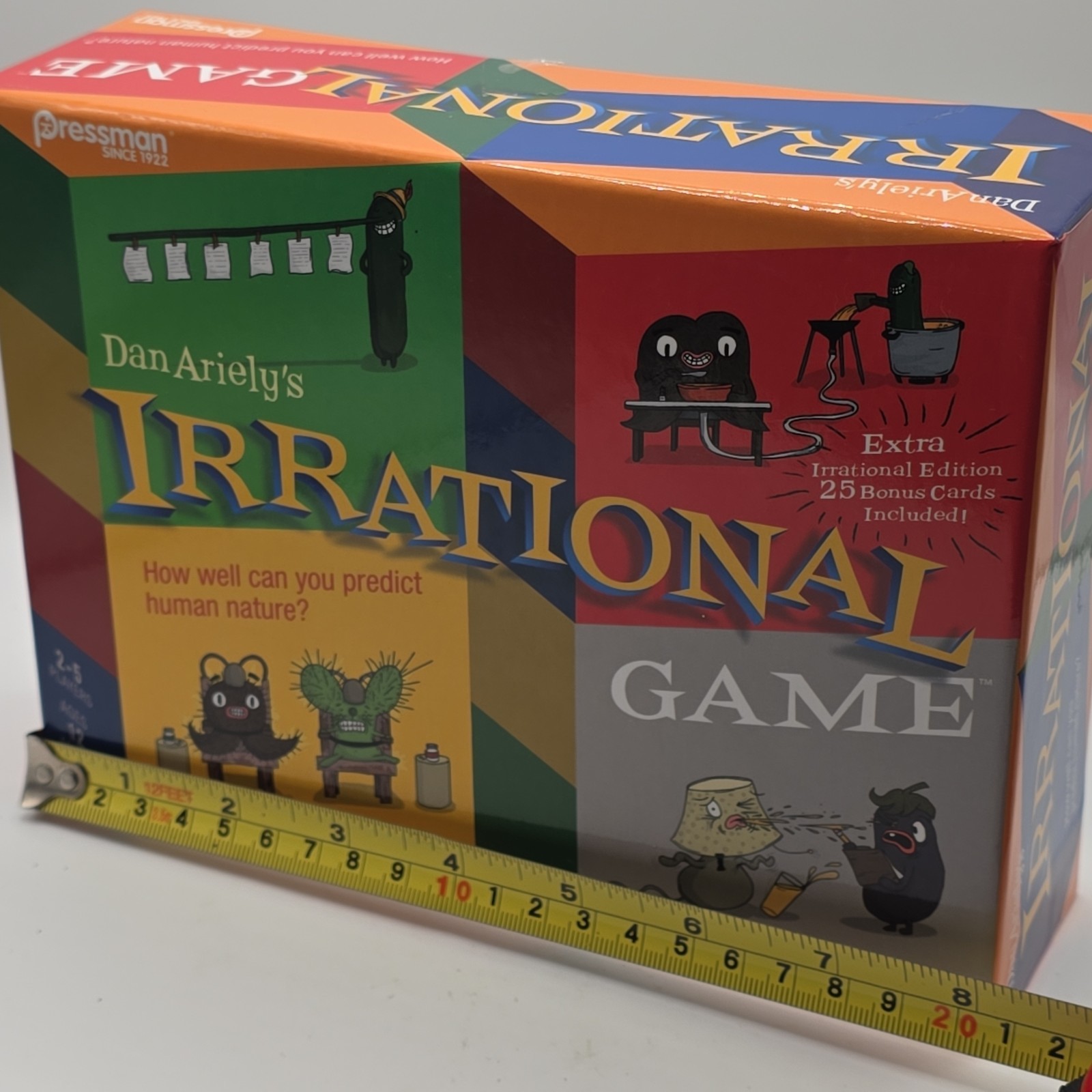 Dan Ariely’s Irrational Game Pressman 2016 Card Game New In Box
