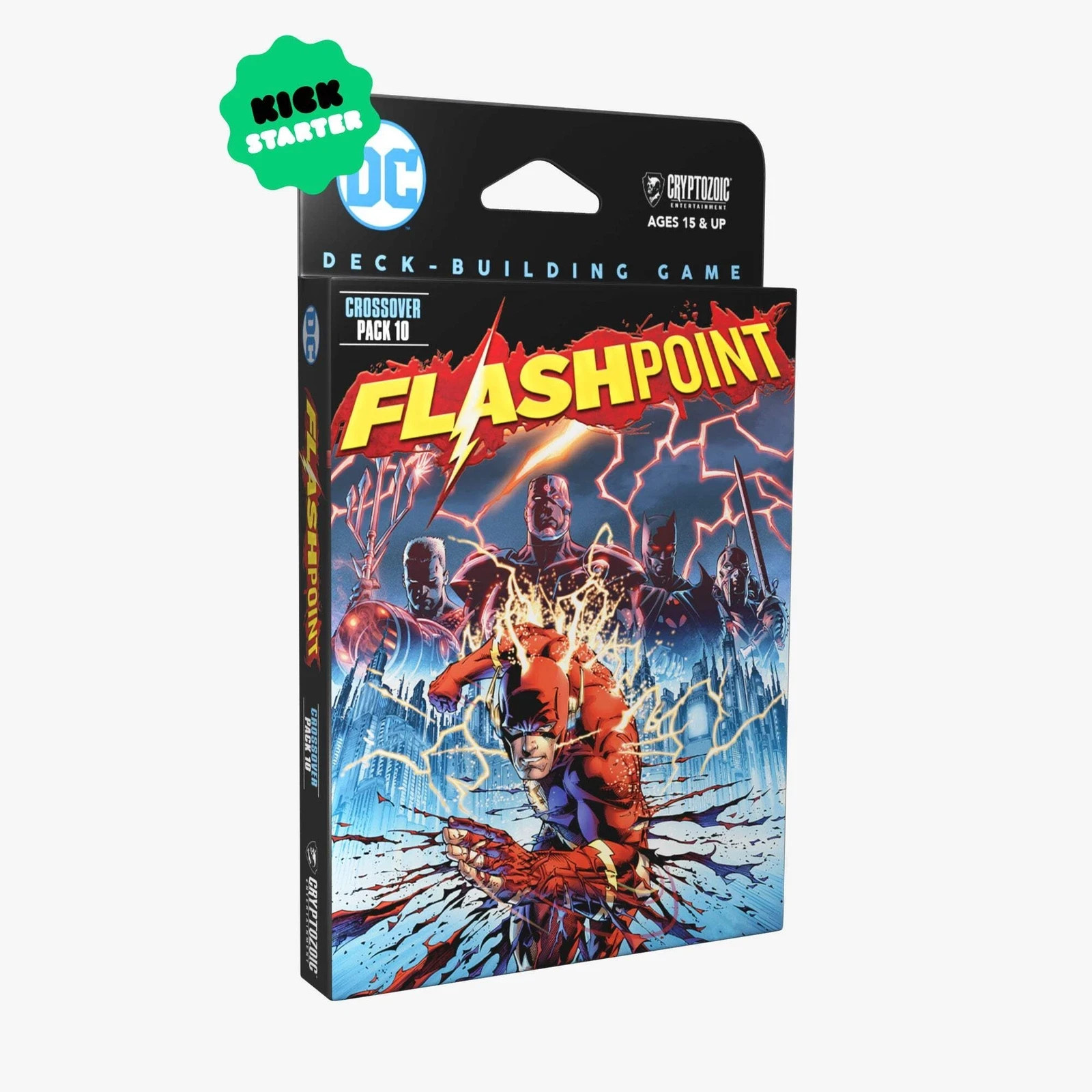 New DC Deck-Building Game Crossover Flashpoint Kickstarter Pack with Free Ship!