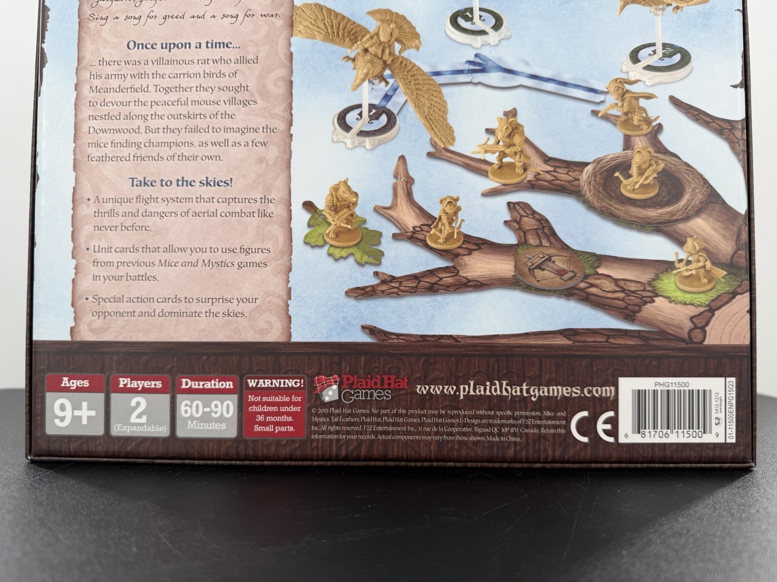 Tail Feathers Board Game by Plaid Hat Games Mice And Mystics