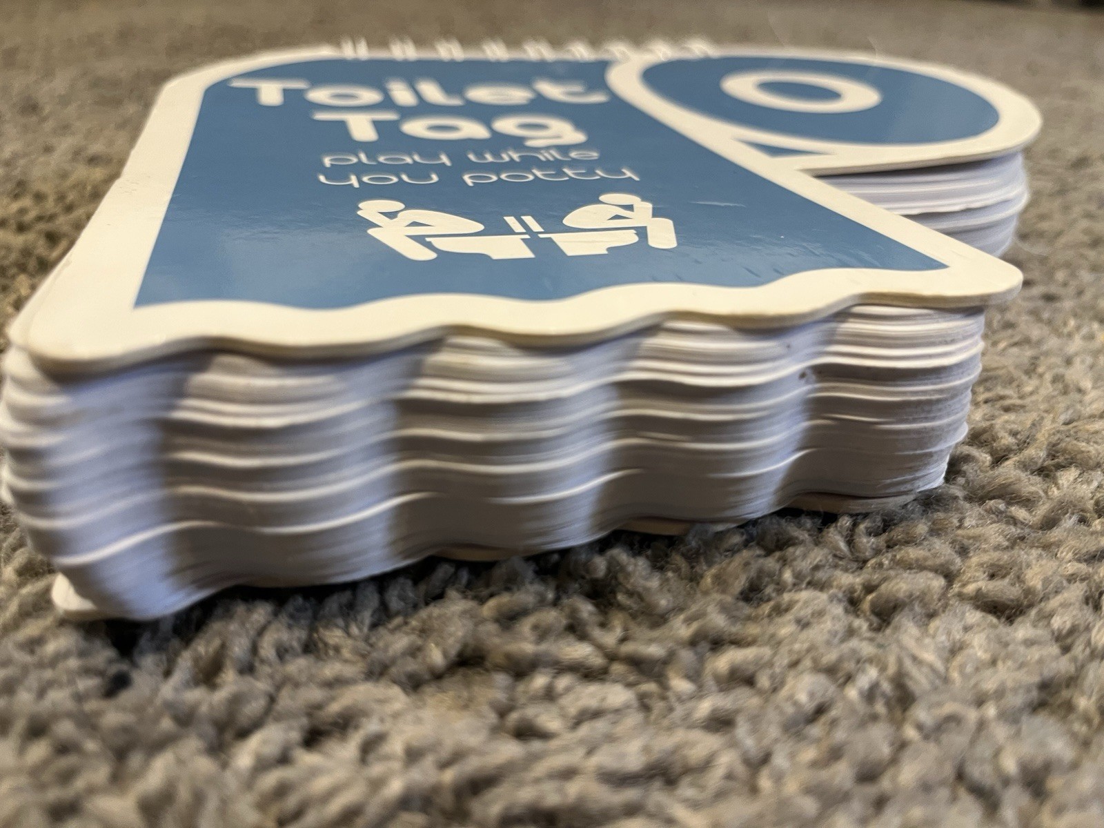 Toilet Tag Game for Couples Who Share The Same Potty- Excellent- Gag Gift