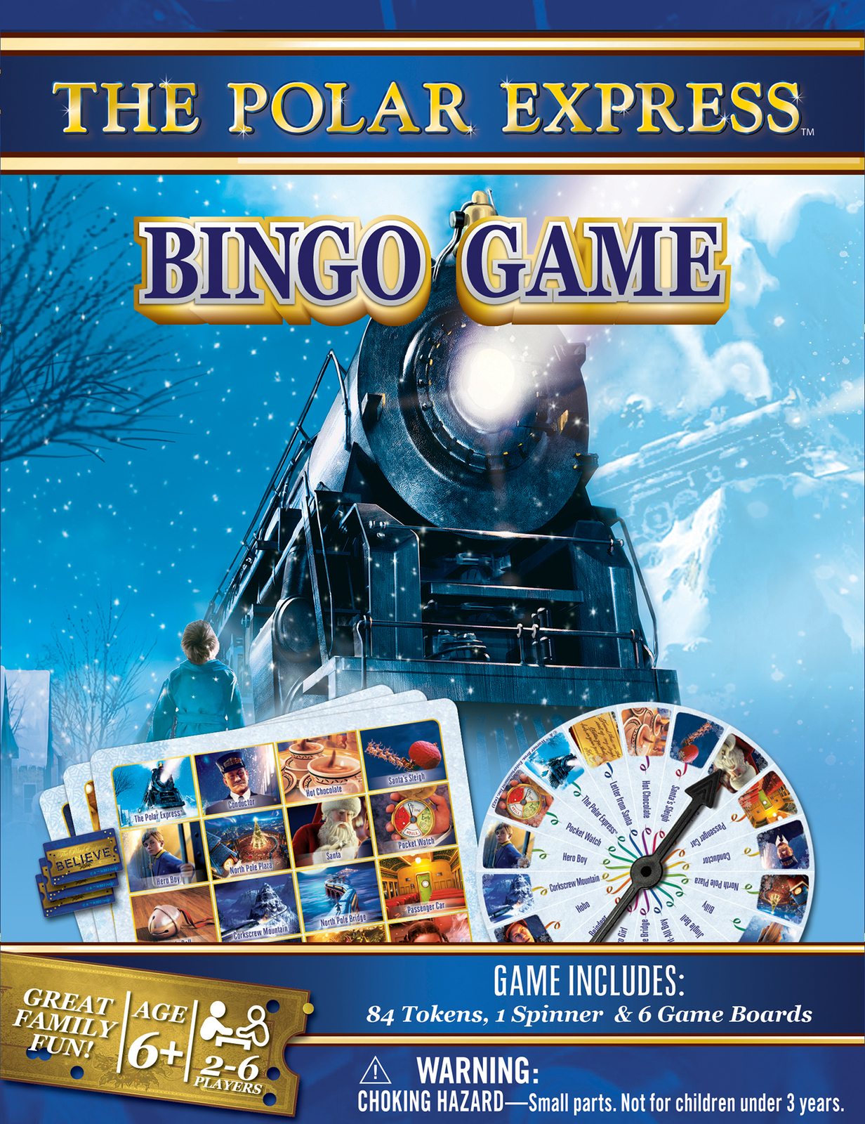 MasterPieces – The Polar Express – Officially Licensed Bingo Game