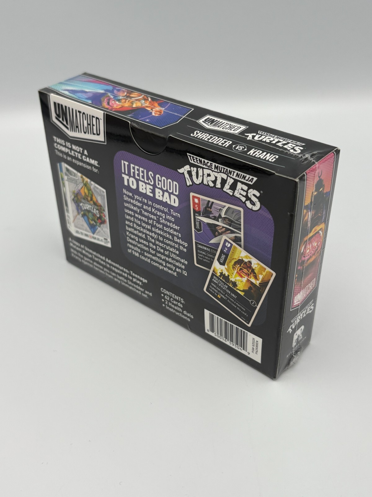 Unmatched Shredder vs Krang Hero Deck Expansion TMNT Restoration Games REO9322