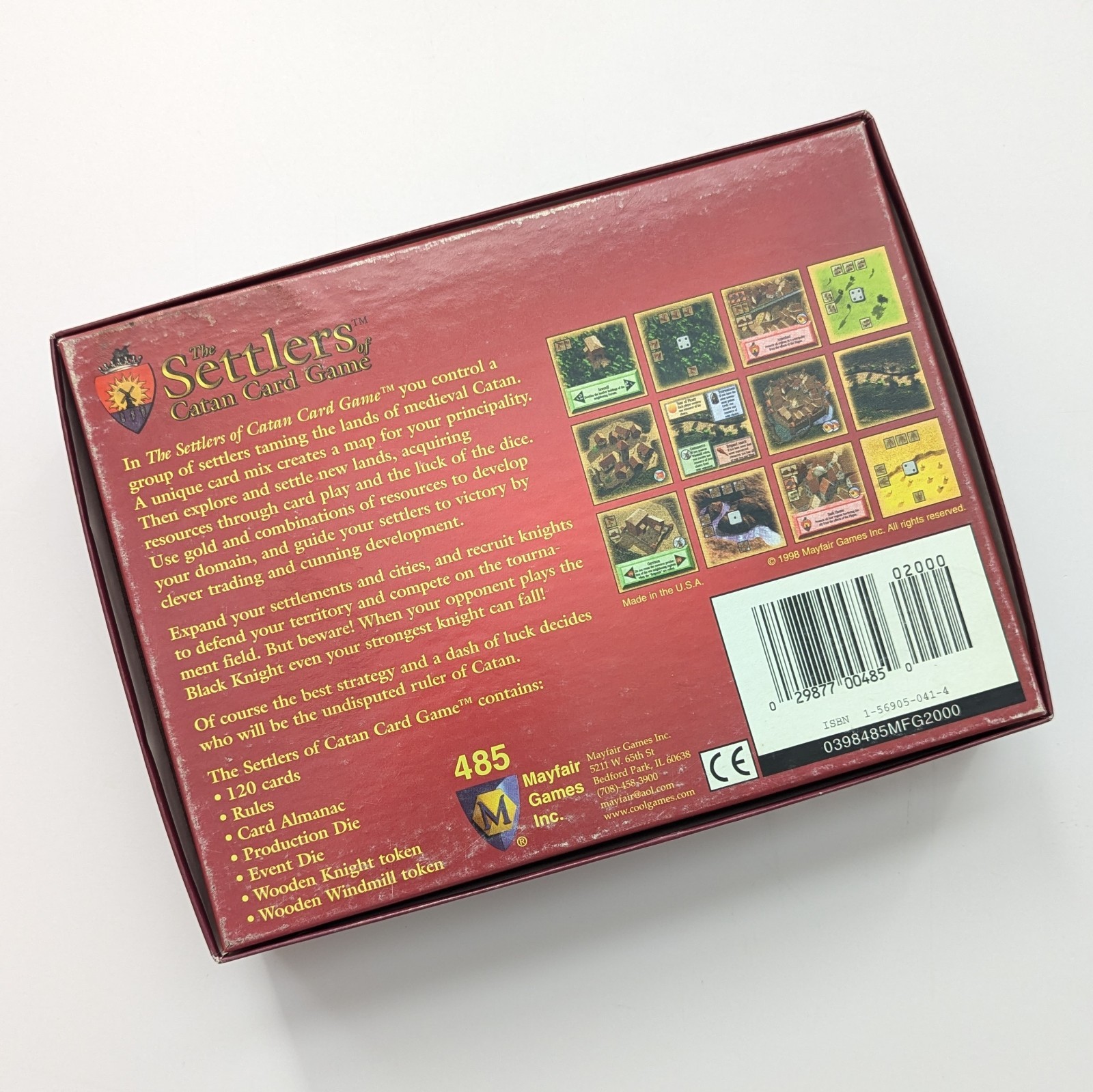 The Settlers of Catan Card Game – Set 485 Mayfair Games Complete EUC Vintage