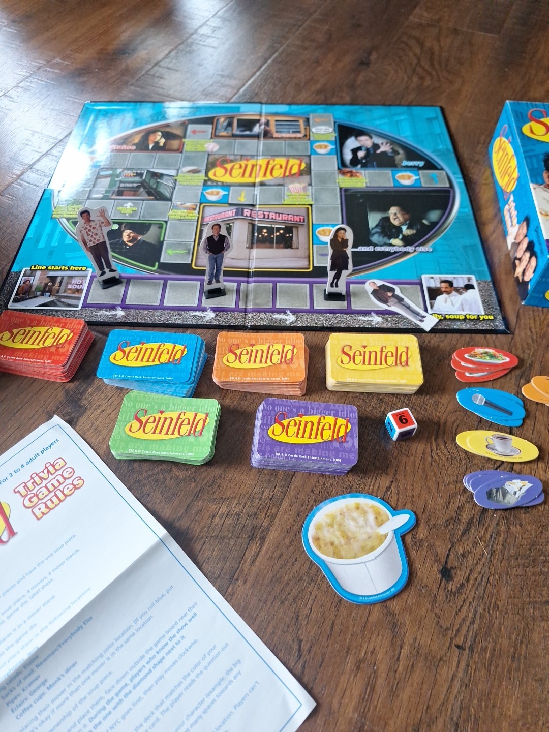 Seinfeld Trivia Board Game 2009 Pressman Complete 90s TV Sitcom Party Game