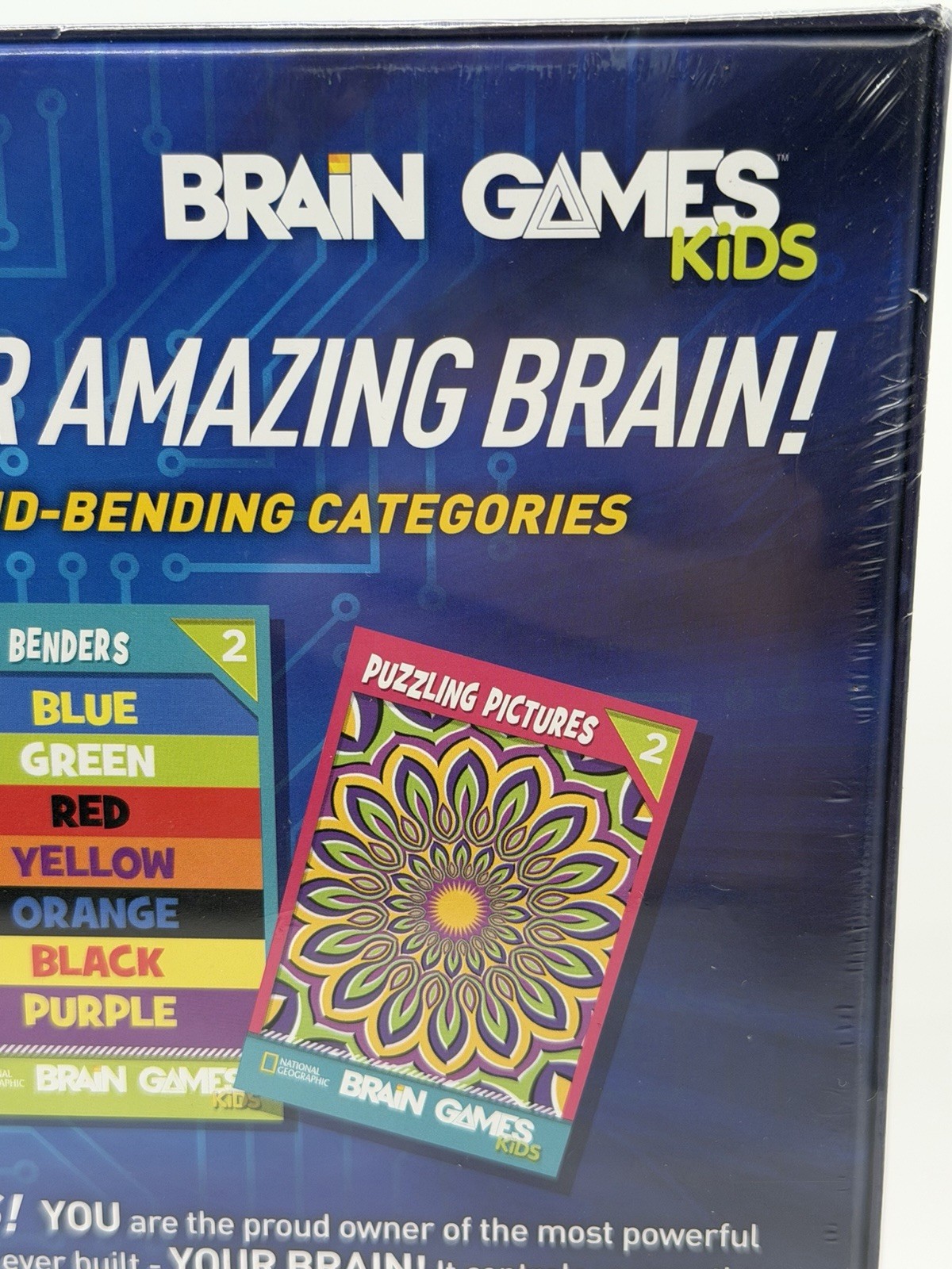 National Geographic Brain Games Kids Board Game Factory Sealed Buffalo Games New