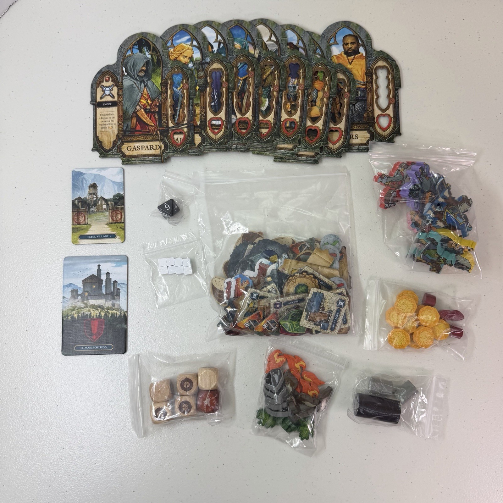 Oltree Board Game Co-Op & Narrative Studio H Rangers Dragon COMPLETE