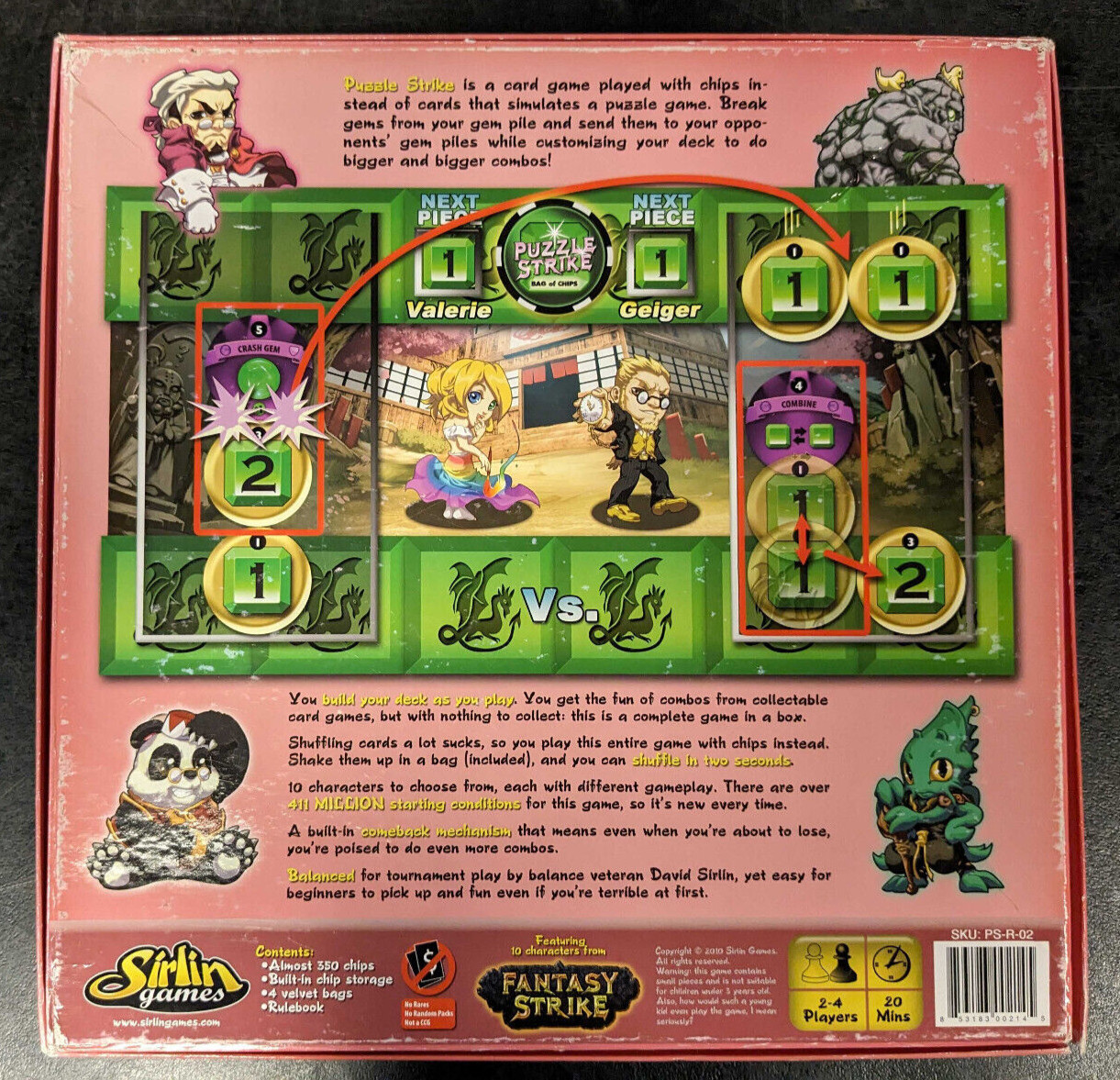 Puzzle Strike Bag of Chips – Strategy Card Board Game by Sirlin Games (Used)