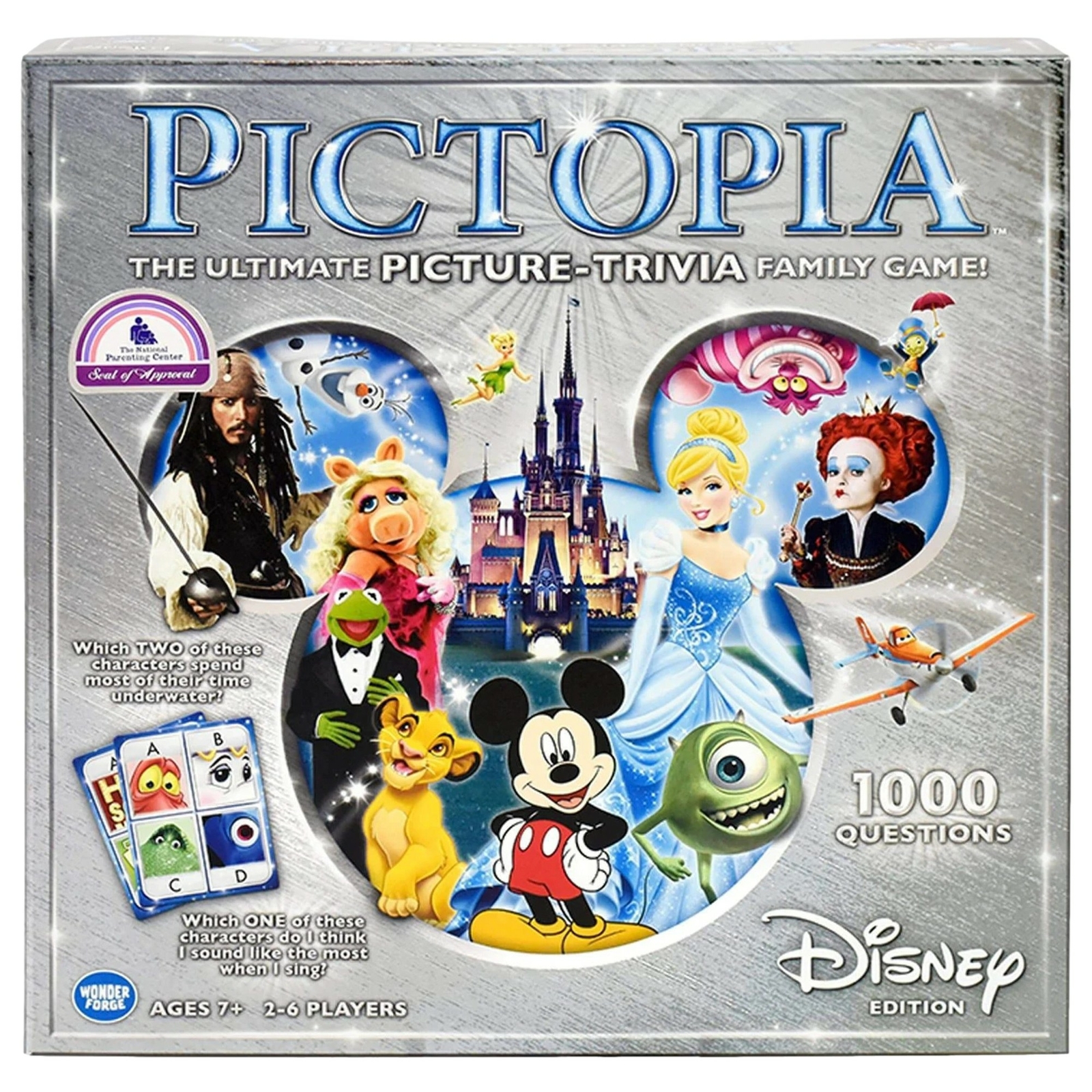 Pictopia World of Disney Edition Family Picture Trivia Board Game