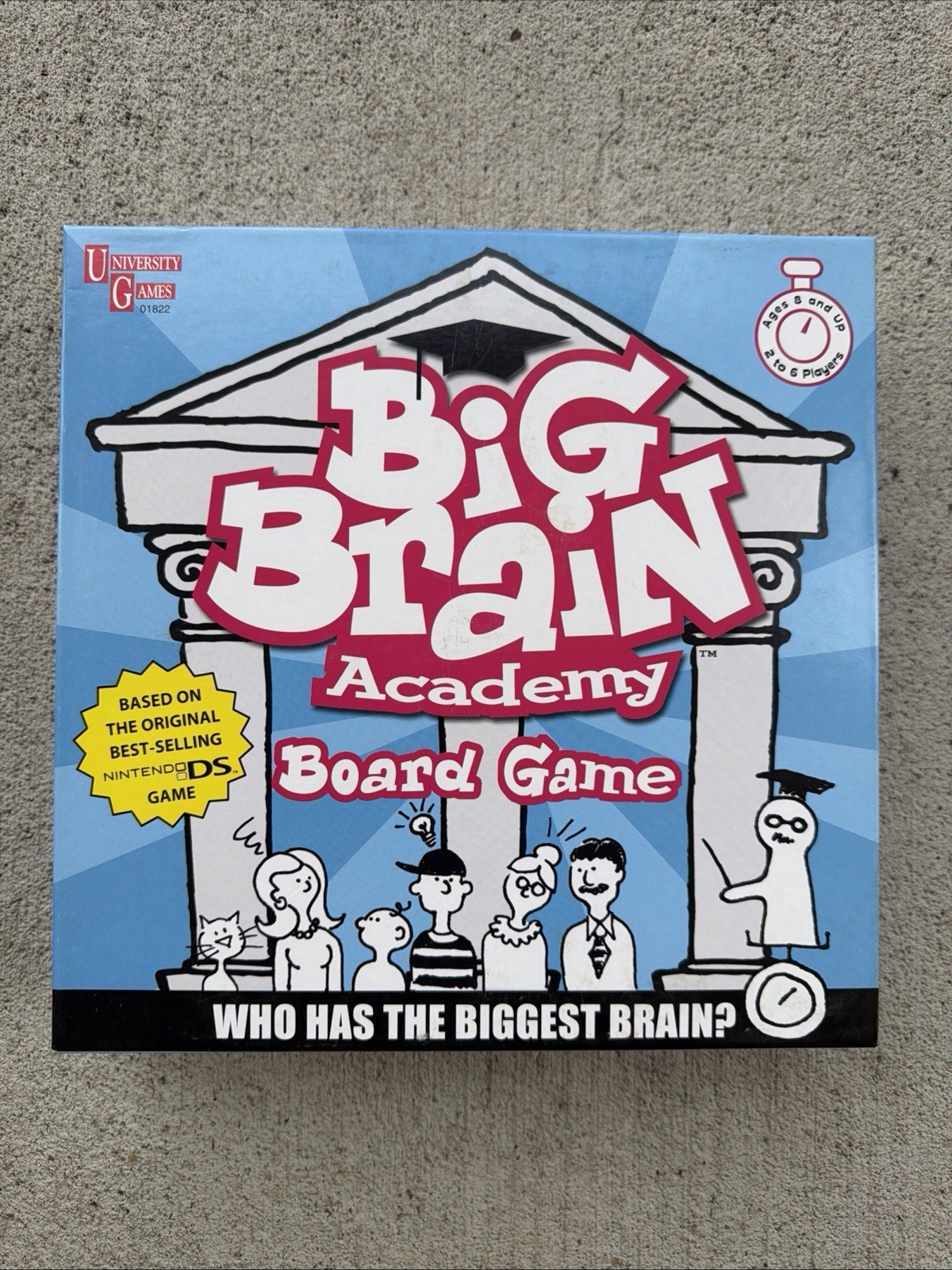 Big Brain Academy Board Game Nintendo DS University Games Family Trivia