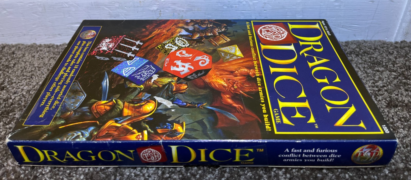 TSR Dragon Dice Game Starter Set Box Vintage 1995 Lester Smith Unplayed