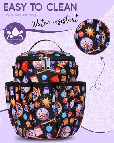 Bingo Bag with Pockets for Daubers & Accessories – Ideal for Bingo Game Lovers