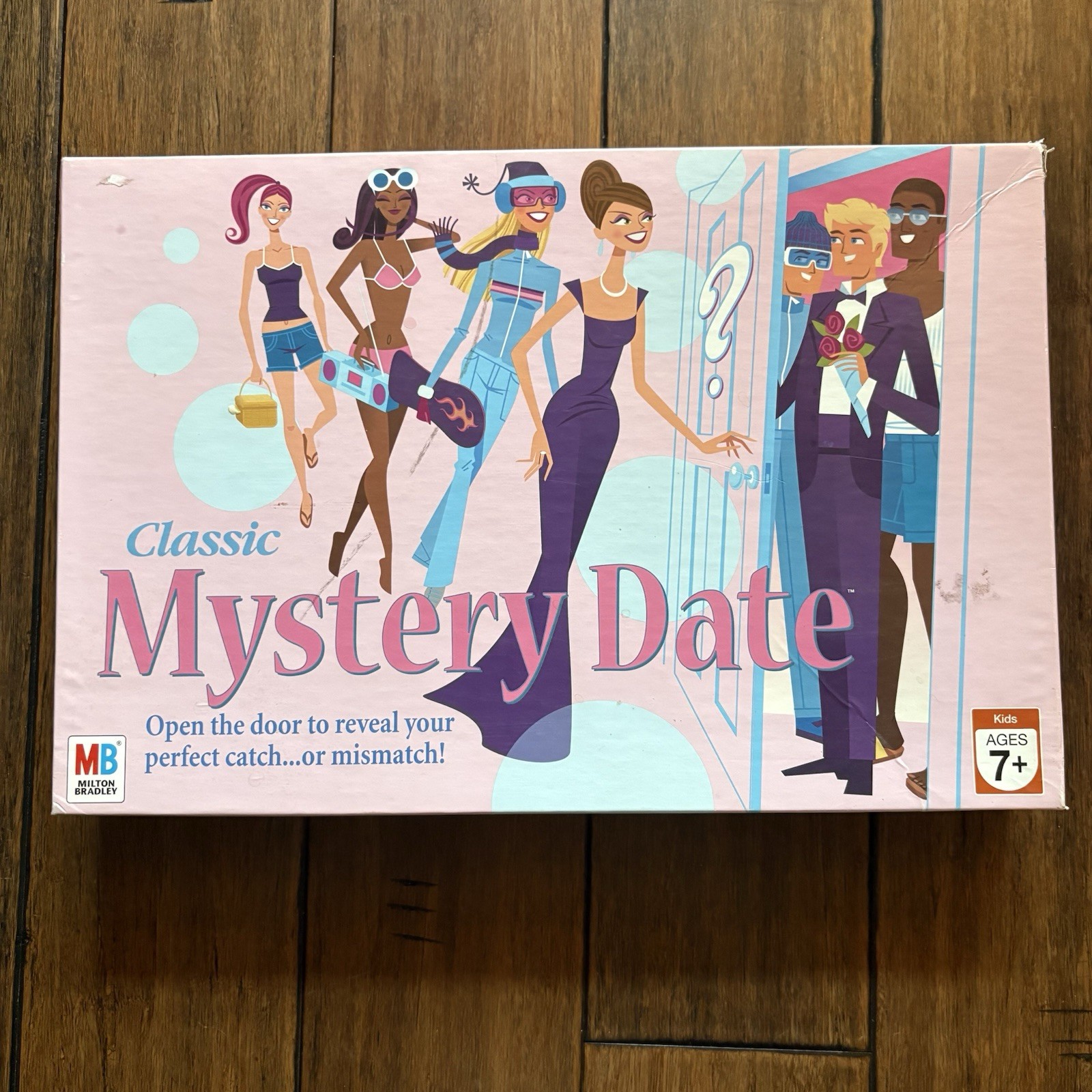 Classic Mystery Date Board Game Milton Bradley 2005 Incomplete Missing 1 Card