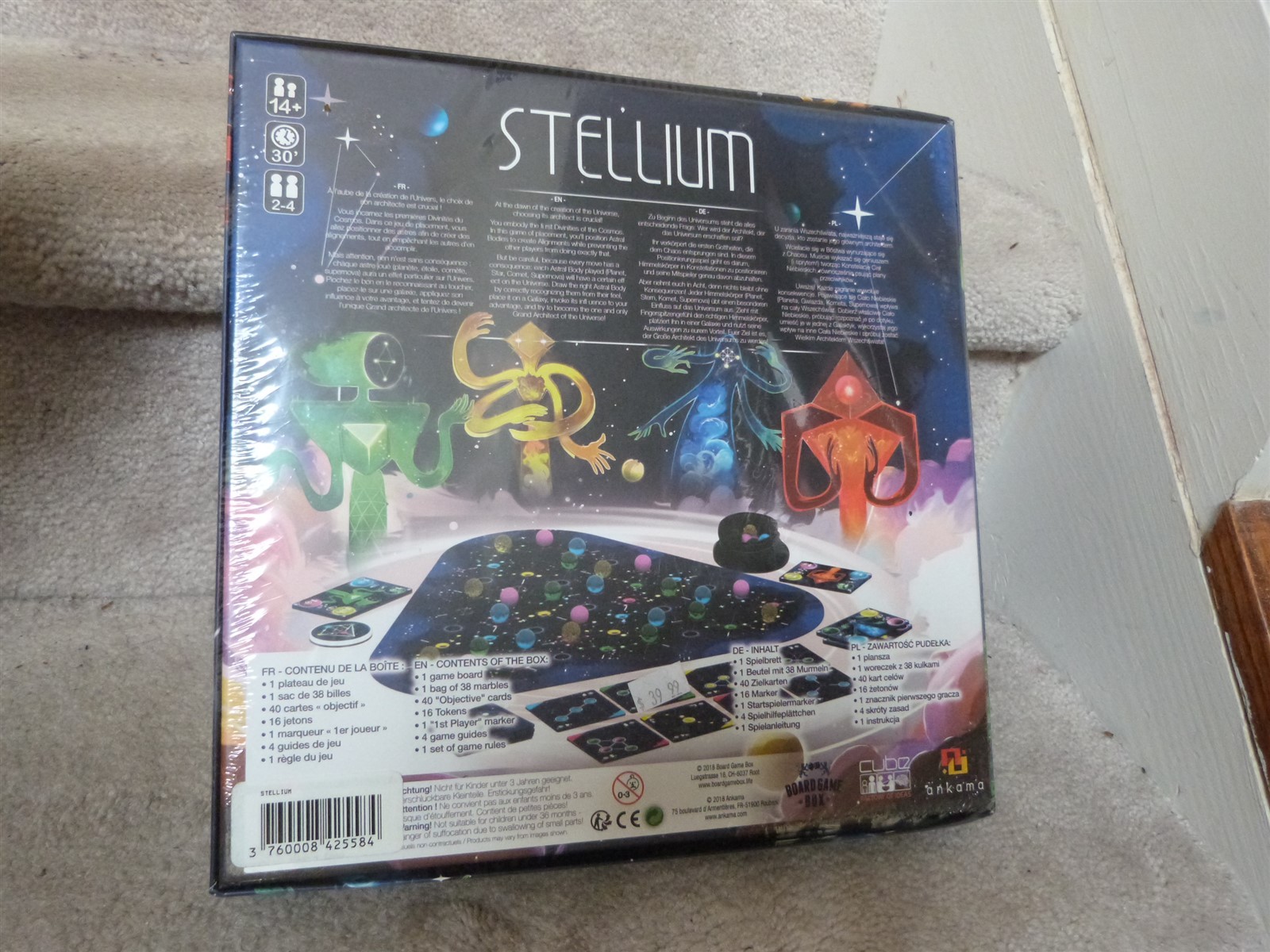 Stellium New sealed board game ankama 2018 Universe building Abstract Strategy