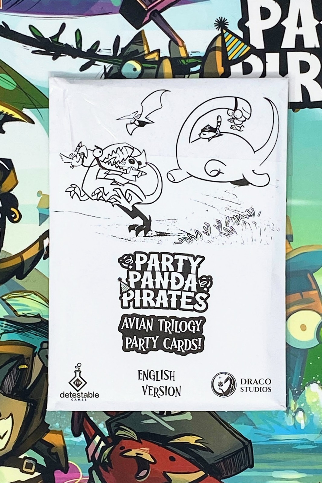 Draco Studios Party Panda Pirates Deluxe Edition & Avian Trilogy NEW SEALED