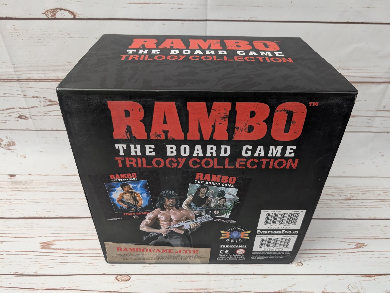 Rambo The Board Game Trilogy Collection Bundle Complete Everything Epic