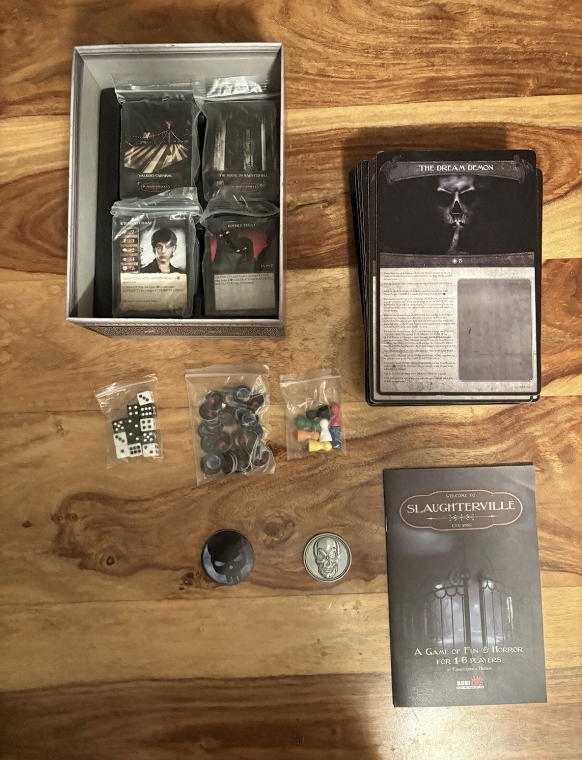 Welcome To Slaughterville Rubio Games Kickstart With Expansions See Pics