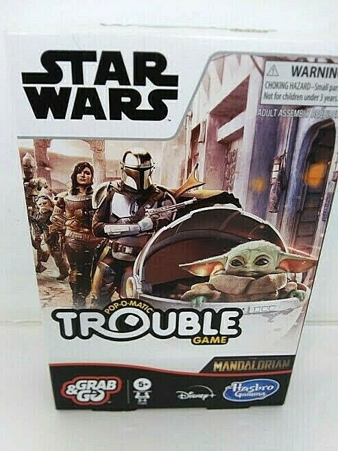Hasbro Trouble The Mandalorian Star Wars Game Pop O Matic Game Ages 5 And Up NEW