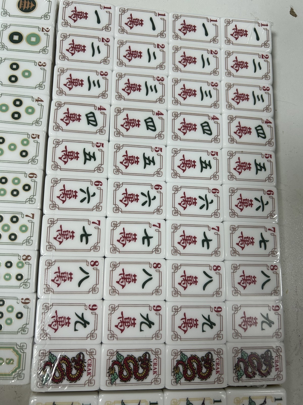 American Mahjong Game Set, 160 tiles Mustard Yellow Mah Jong Tiles