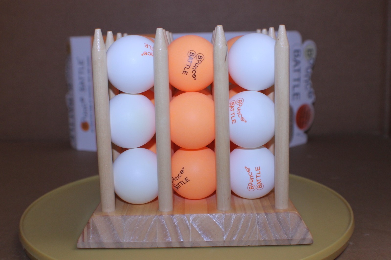 USED / Bounce Battle Wood Edition Skill and Action Game NO BOX