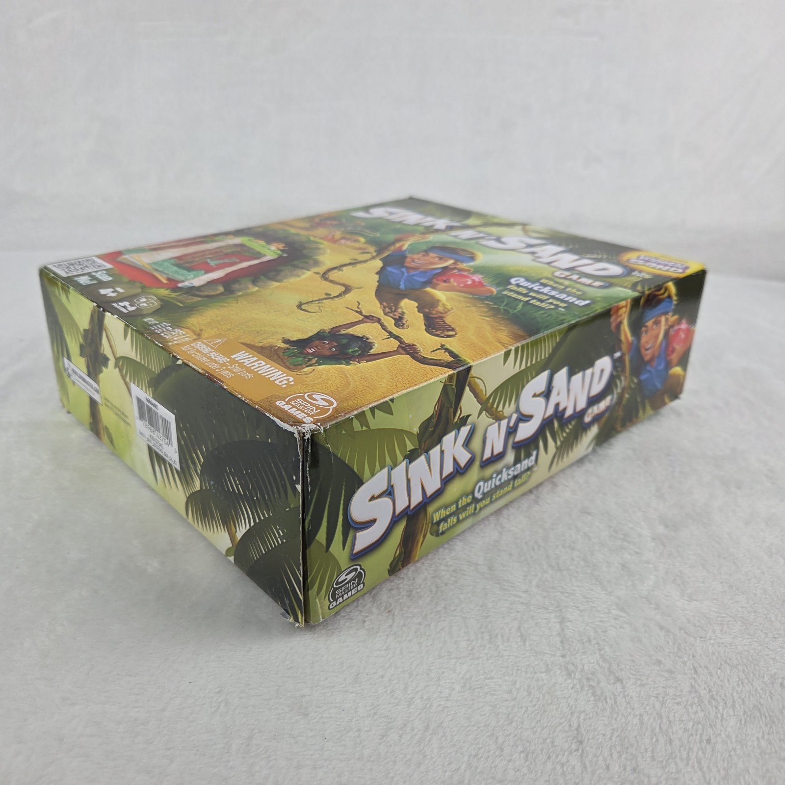 Sink N’ Sand Board Game with Kinetic Sand By Spin Master Games Complete READ