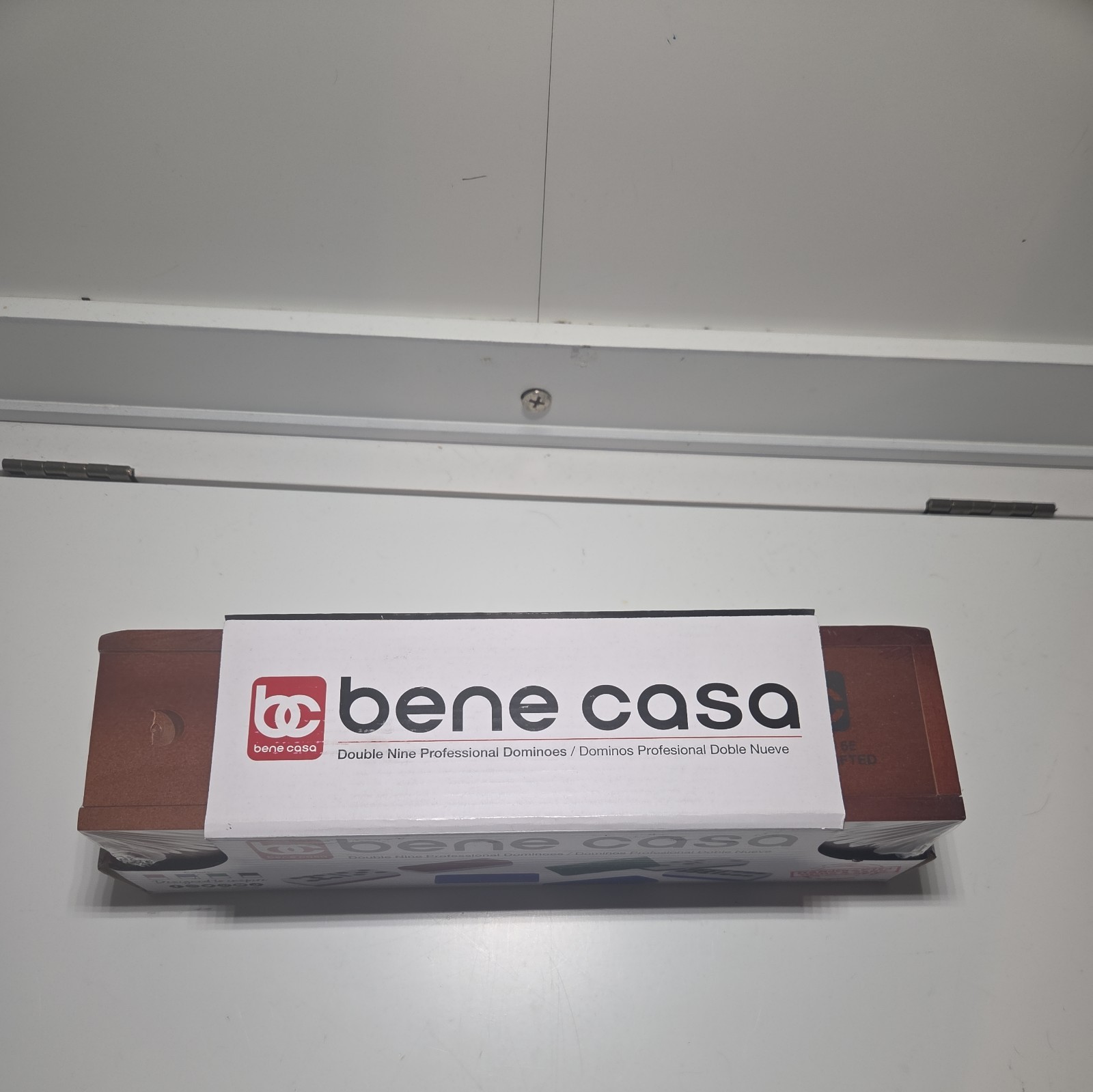 Bene Casa – blue Double Nine High Gloss Dominoes Set – Includes 55 Dominoes