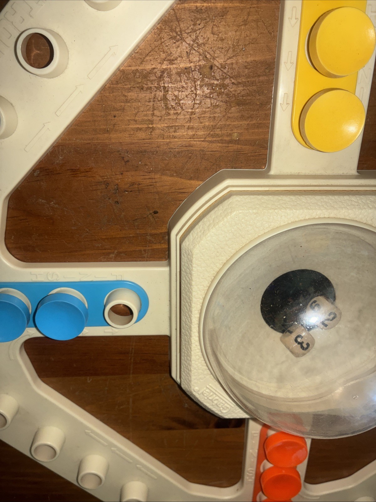 1976 Gabriel Double Trouble Board Game Giant Pop-O-Matic Missing 2 Pieces