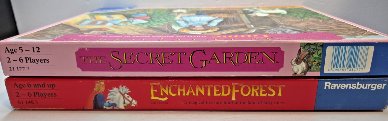 Ravensburger Secret Garden & Enchanted Forest w/ Box Vintage Complete Game