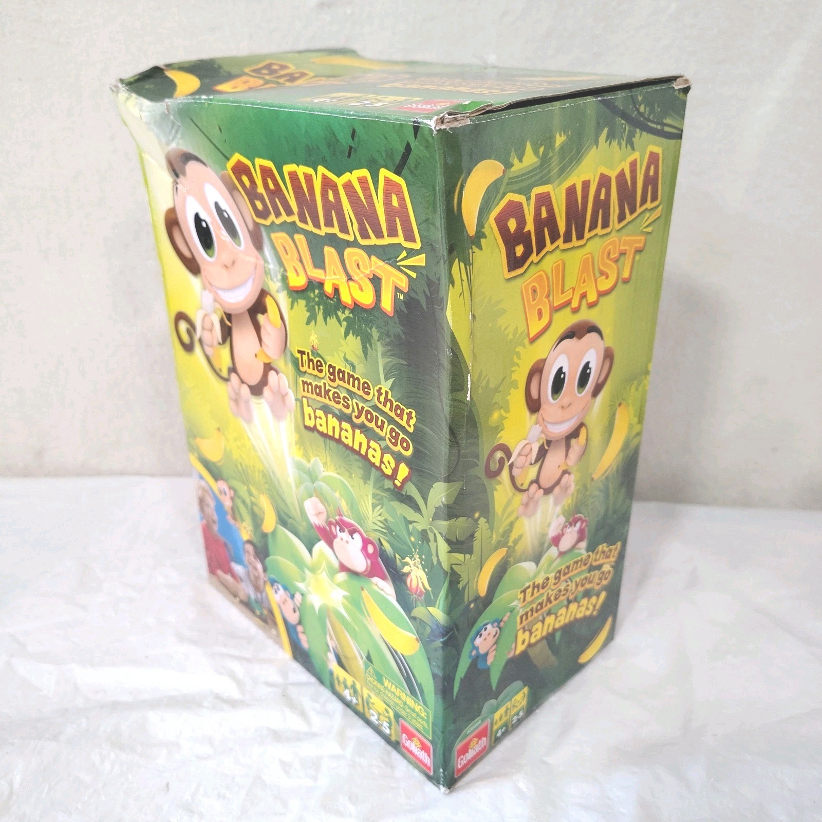 Banana Blast Game Goliath 2018 No Instructions Complete Ages 4 and Up Monkey Fun