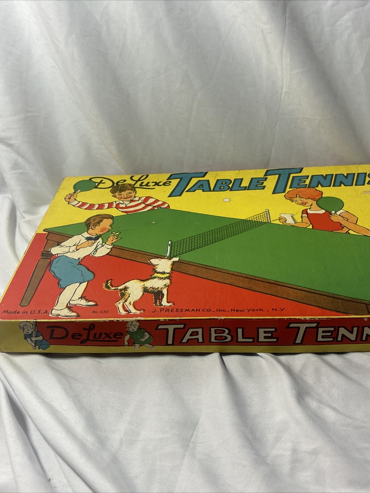 DE LUXE Table Tennis J. Pressman VINTAGE 1930s Historic!!