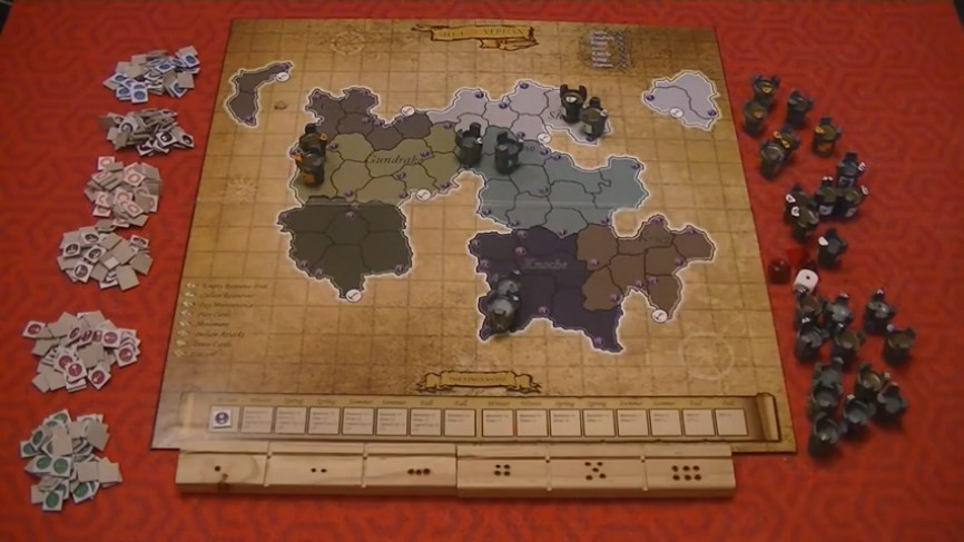 NIB & Sealed! Jester’s Hand Board Game – Siege of Verdan, Strategy 1-5 Players