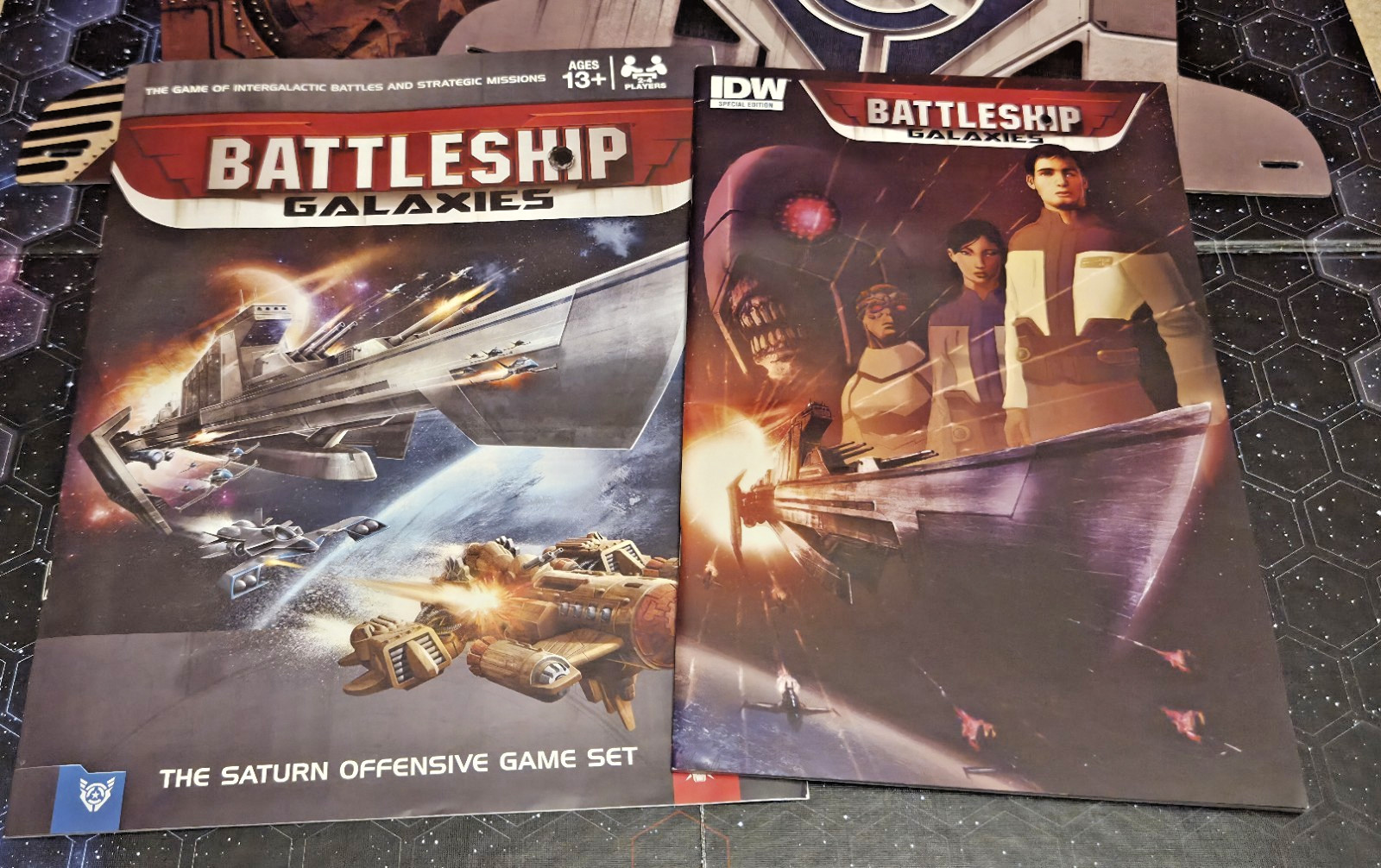 Battleship Galaxies Board Game COMPLETE w/ GRAPHIC NOVEL 2011 Hasbro⚡FREE SHIP