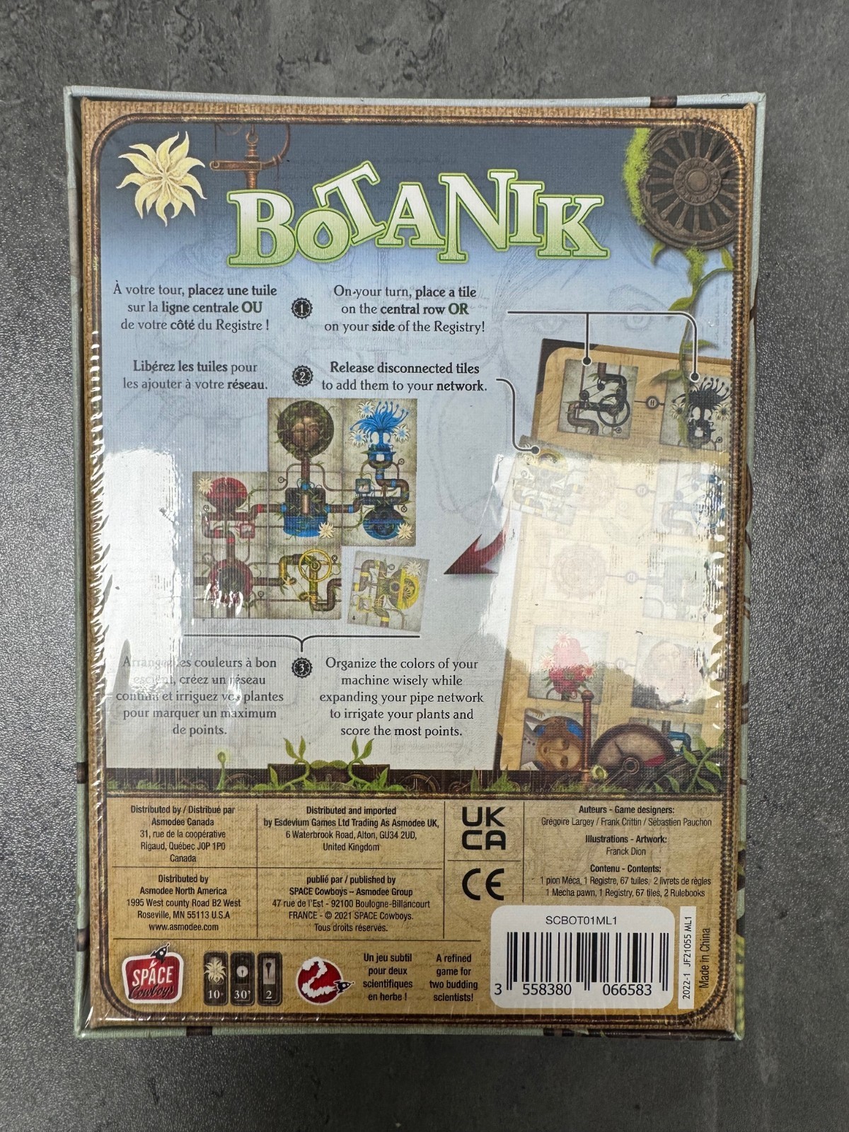Space Cowboys Botanik Strategic Tile Placement Board Game – NEW SEALED