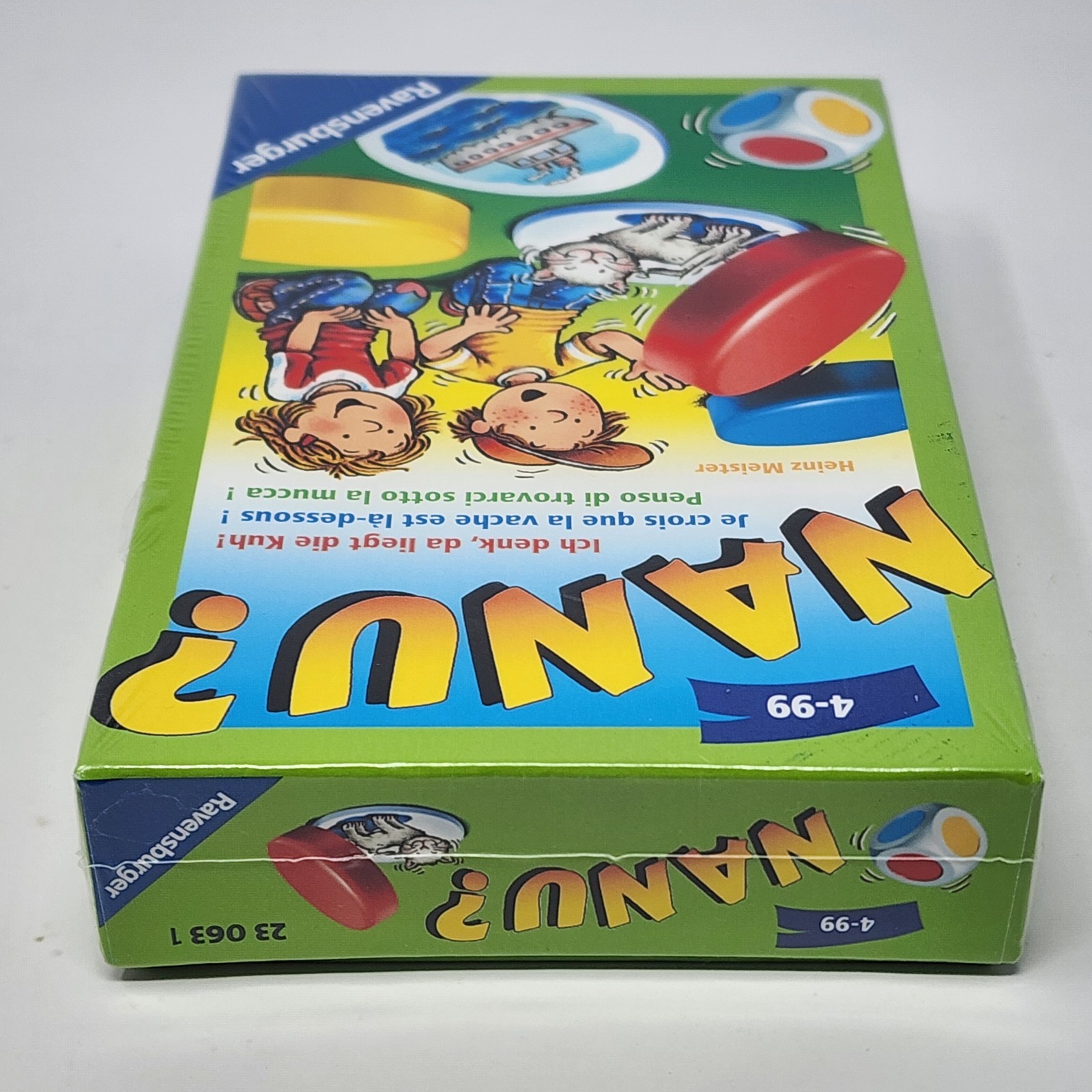 Nanu? Ravensburger 2007 Memory Recall Game German – French – Italian + English