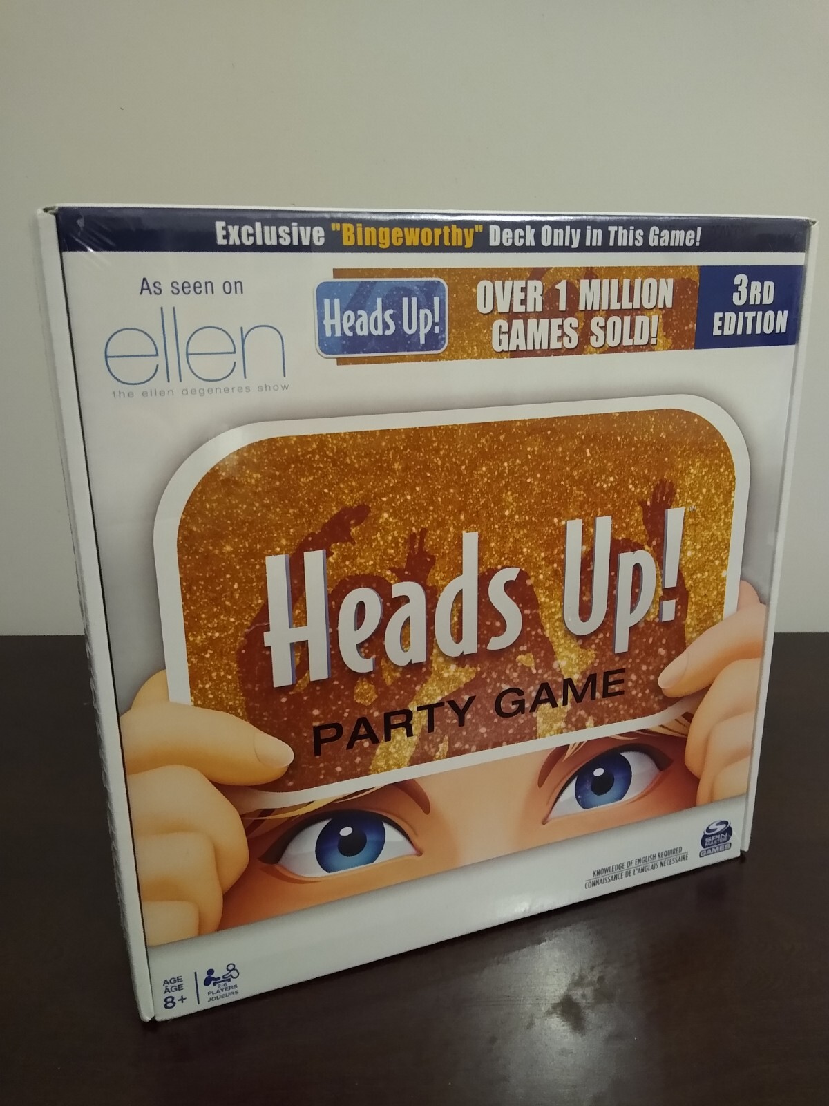 Heads Up! Party Game 3rd Edition As Seen on the Ellen Degeneres Show New Sealed