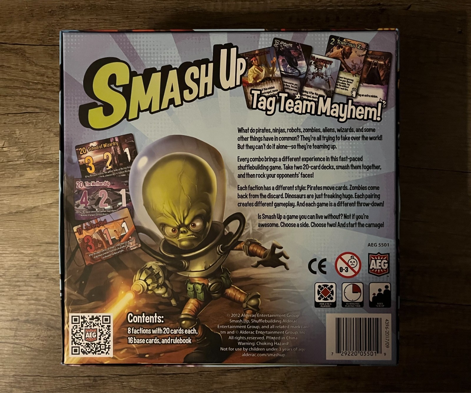 Smash Up Base Game – AEG – Includes Geeks and Sheep Factions