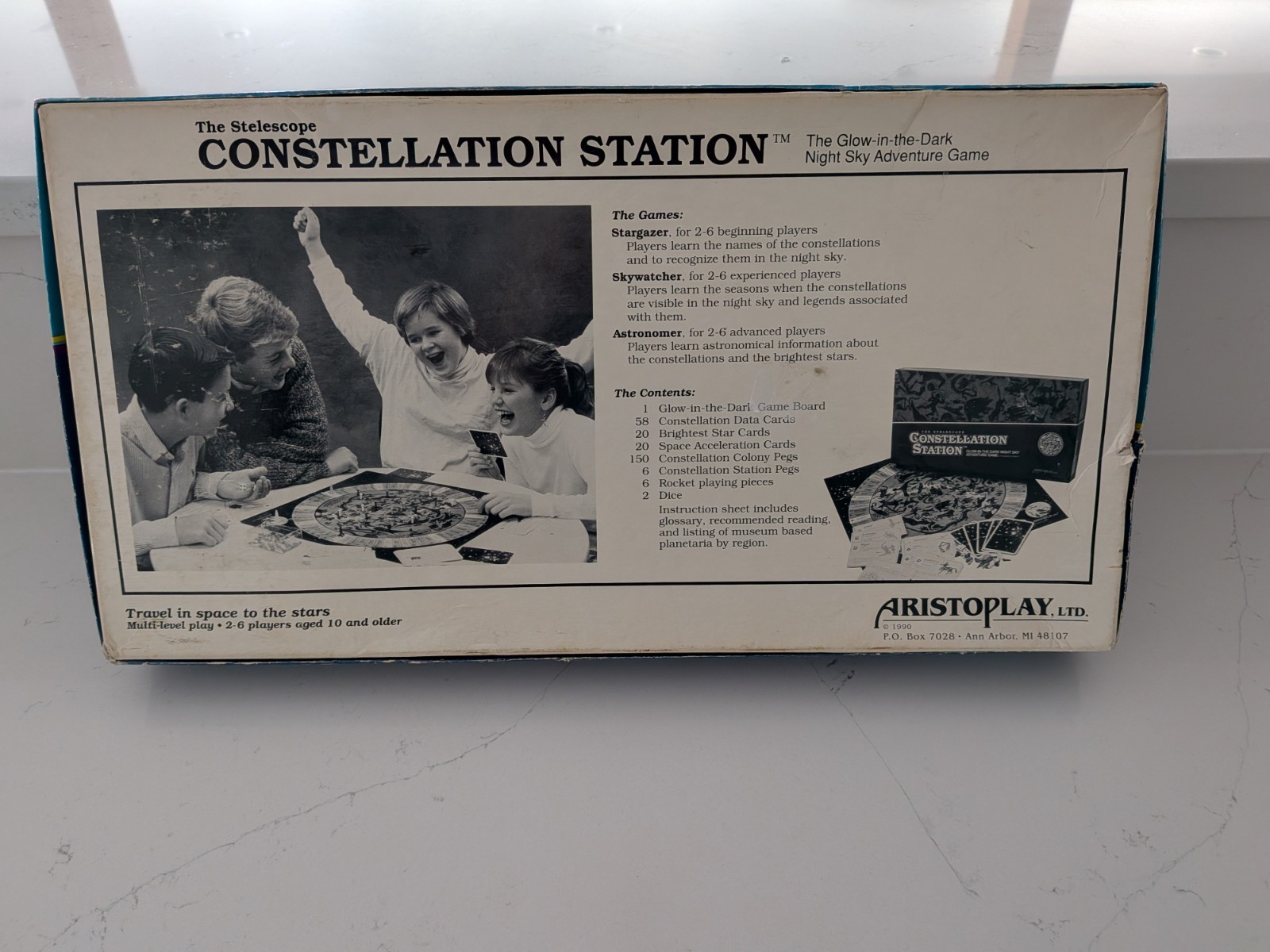 Vintage Constellation Station The Telescope Board Game Aristoplay 1990