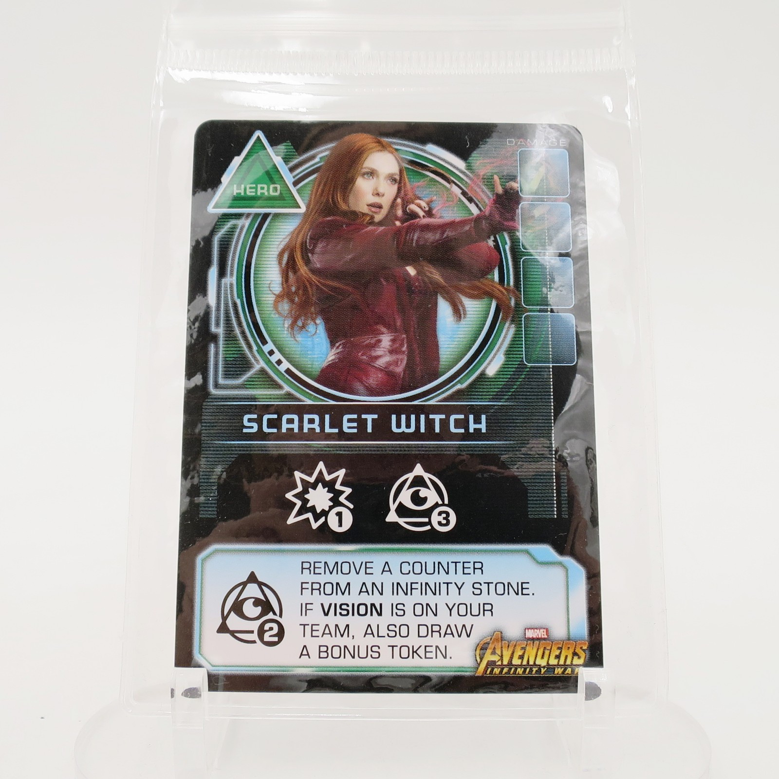 Thanos Rising Avengers Infinity War Scarlet Witch Promo Card Gen Con 2018