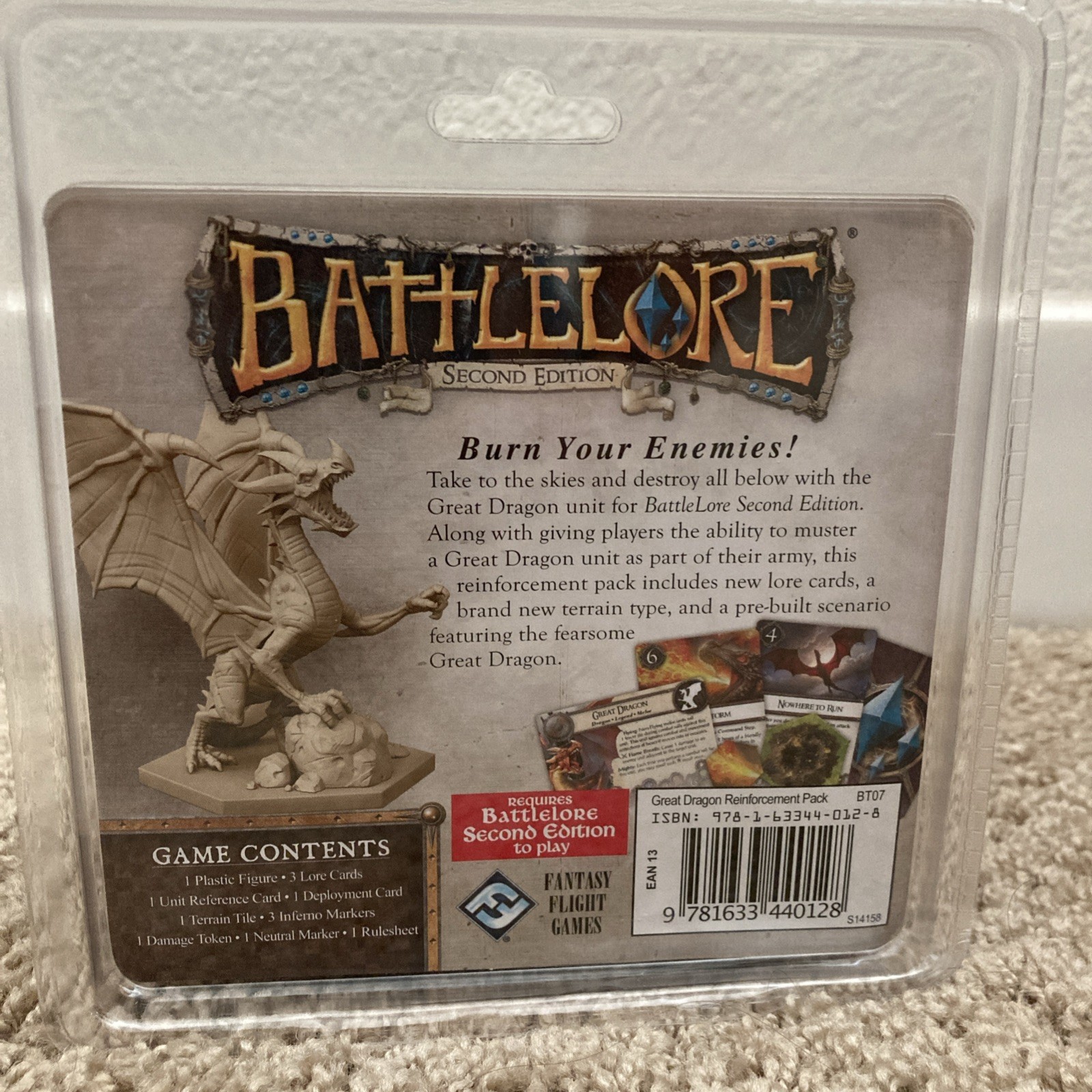 BattleLore: Second Edition – Great Dragon Reinforcement Pack (2015)*SEALED