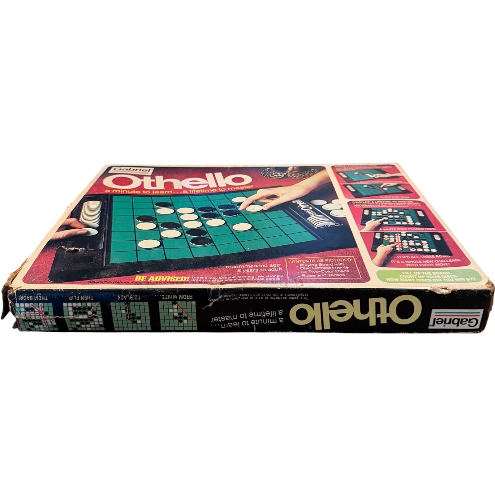 Gabriel Othello Board Game Vintage 1970s Strategy Game No 76390 Complete Boxed