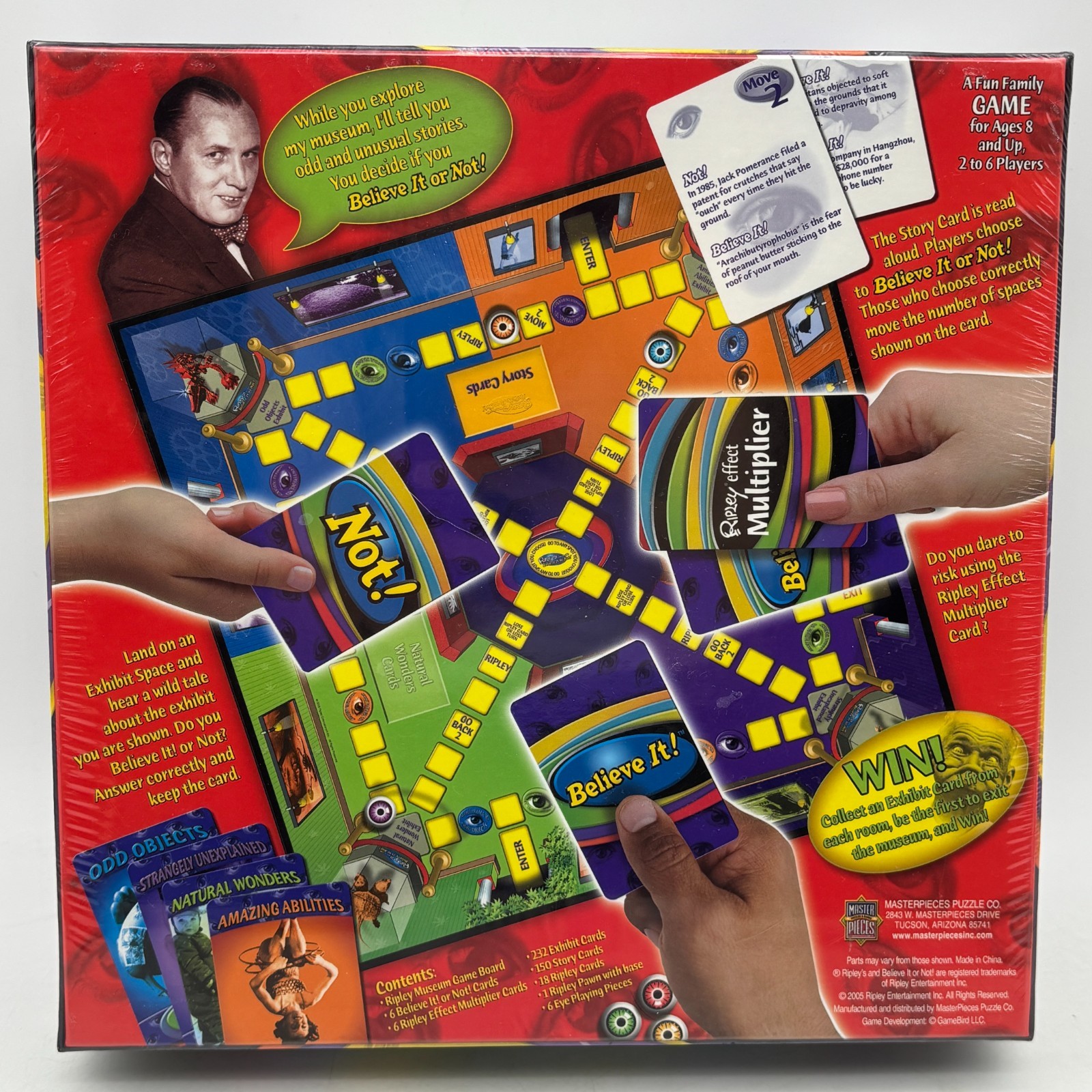 Ripley’s Believe It or Not Board Game SEALED MasterPieces 2006 Family Bizarre